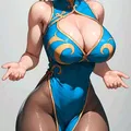 Mô hình 3D nhân vật Chun-Li phong cách gợi cảm - Thumbnail 2