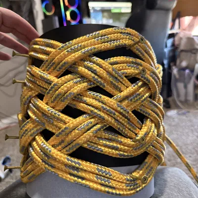 Khuôn đan nút thắt Globe bọc trái Bowling