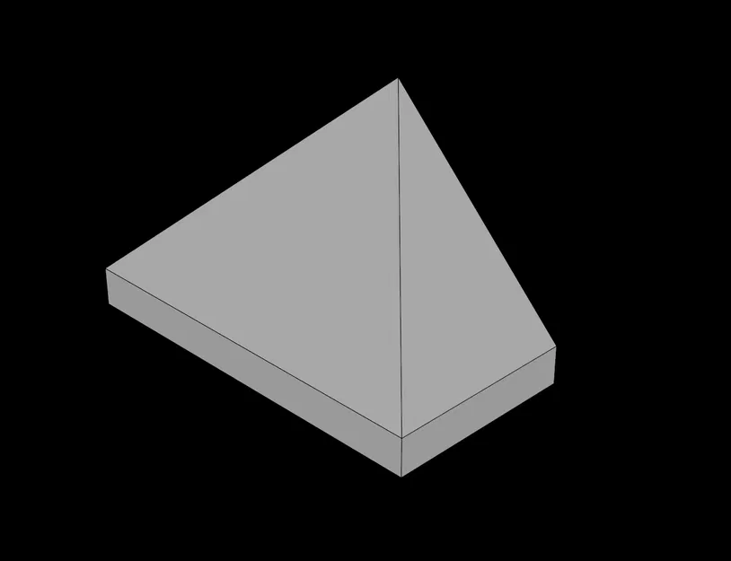 Mô hình gạch dốc 45 độ tương thích Lego in 3D - Image 1