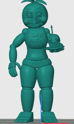 Mô hình 3D nhân vật Toy Chica từ Five Nights at Freddy's cực nét - Image 1