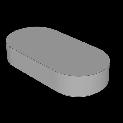 Mảnh ghép 1x2 đầu tròn tương thích Lego (Tile 1x2 Rounded Ends)