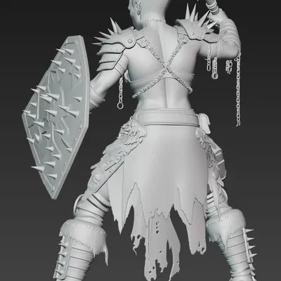 Mô hình nữ chiến binh Mad Max Warrior 4 chi tiết cao