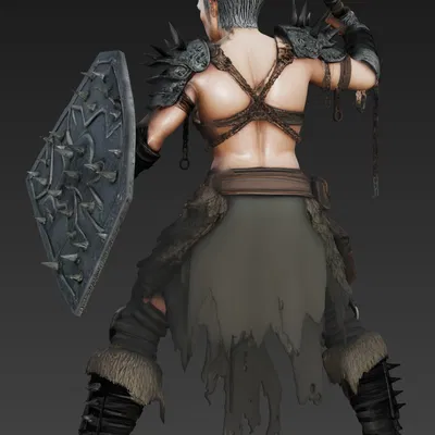 Mô hình nữ chiến binh Mad Max Warrior 4 chi tiết cao