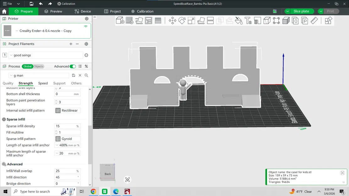 Mô hình lâu đài mini cho bé (Casel for kids) - Thiết kế 3D sáng tạo - Image 1