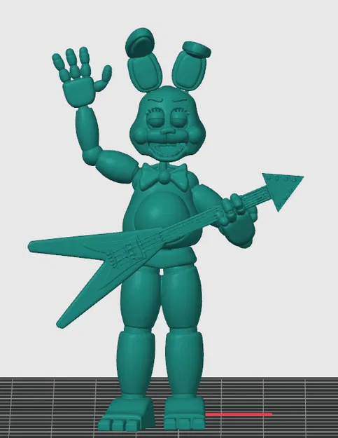 Mô hình Toy Bonnie 3D ấn tượng dành cho fan FNAF - Image 1