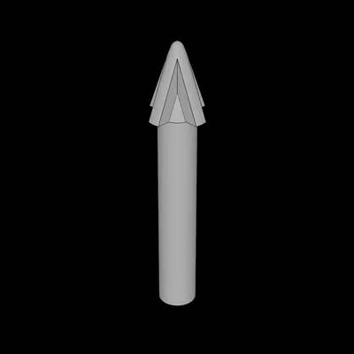 Mô hình Mũi Lao (Harpoon) tương thích Lego cho Minifig in 3D