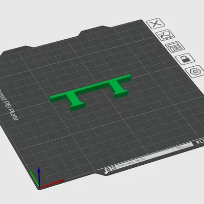 Thanh trượt Grind Rail cho sân chơi Fingerboard in 3D