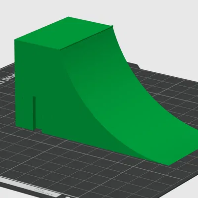 Fingerboard Park - Quarter Pipe với thiết kế modular