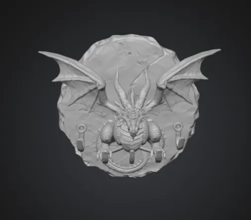 Giá Treo Chìa Khóa Hình Rồng – Kệ Treo Chìa Khóa Fantasy Độc Đáo - Image 1