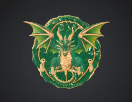 Giá Treo Chìa Khóa Hình Rồng – Kệ Treo Chìa Khóa Fantasy Độc Đáo - Image 2