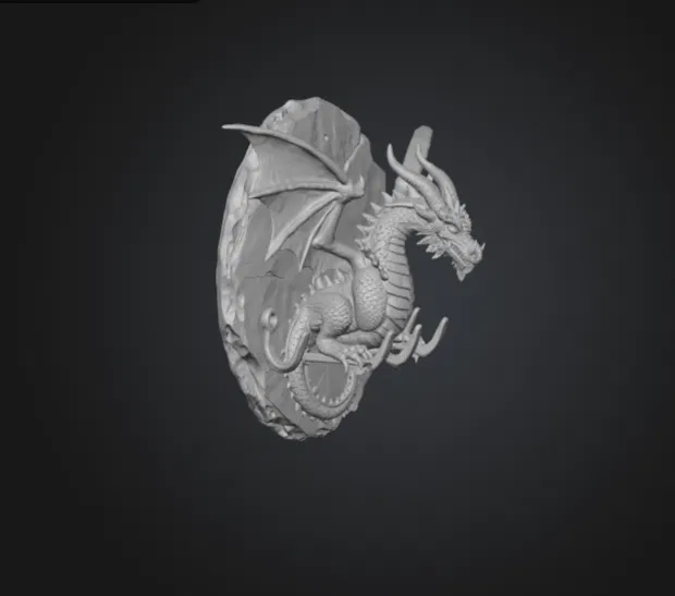 Giá Treo Chìa Khóa Hình Rồng – Kệ Treo Chìa Khóa Fantasy Độc Đáo - Image 4