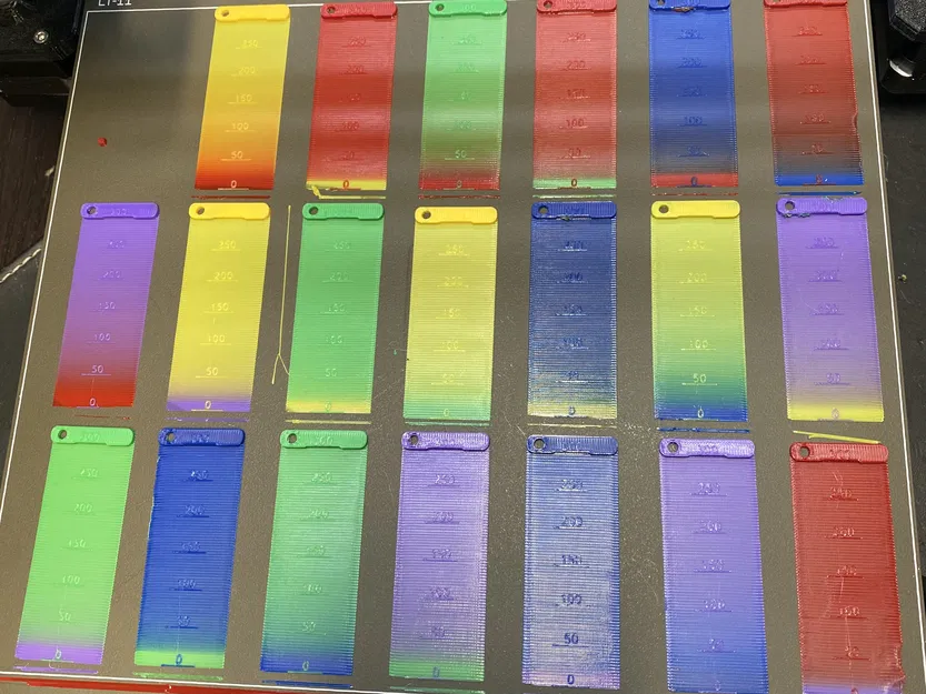 Công cụ cân chỉnh thể tích Purge cho MMU2S - Đổi 5 màu Filament - Image 2