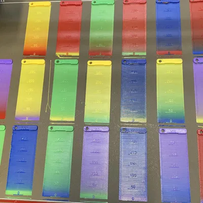 Công cụ cân chỉnh thể tích Purge cho MMU2S - Đổi 5 màu Filament