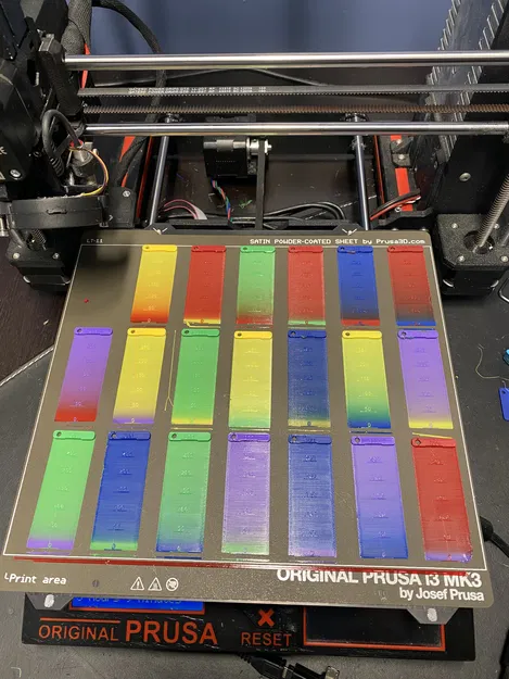 Công cụ cân chỉnh thể tích Purge cho MMU2S - Đổi 5 màu Filament - Image 7