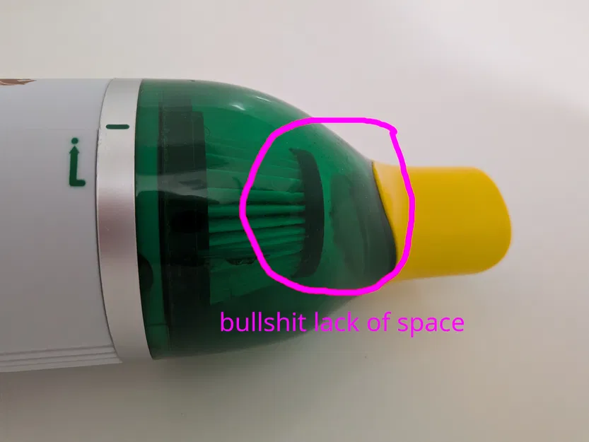 Phần nối mở rộng hộc chứa bụi cho máy hút bụi hình con vịt - Image 2