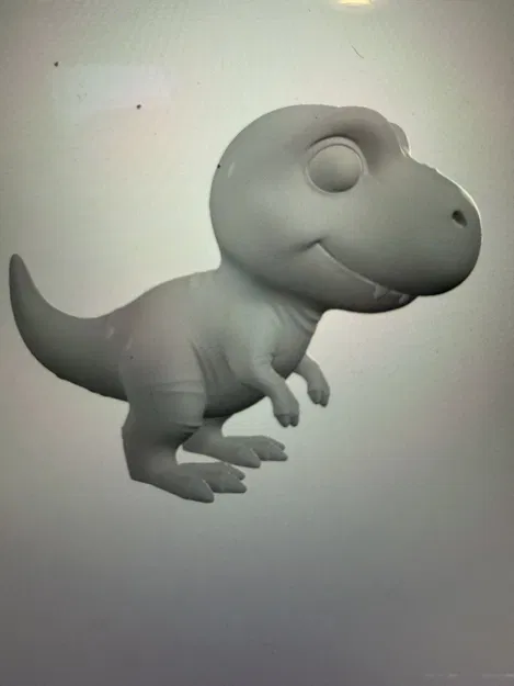 Mô hình khủng long T-Rex đáng yêu cho bé - Tải file STL in 3D - Image 1