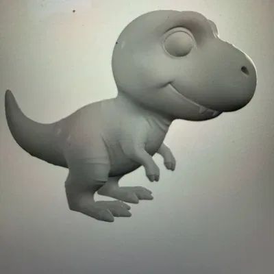 Mô hình khủng long T-Rex đáng yêu cho bé - Tải file STL in 3D