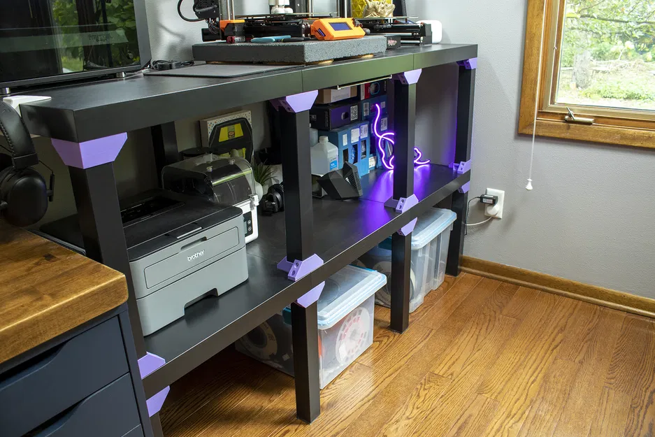 Kệ Đựng Đồ Từ Bàn Ikea Lack - Image 4