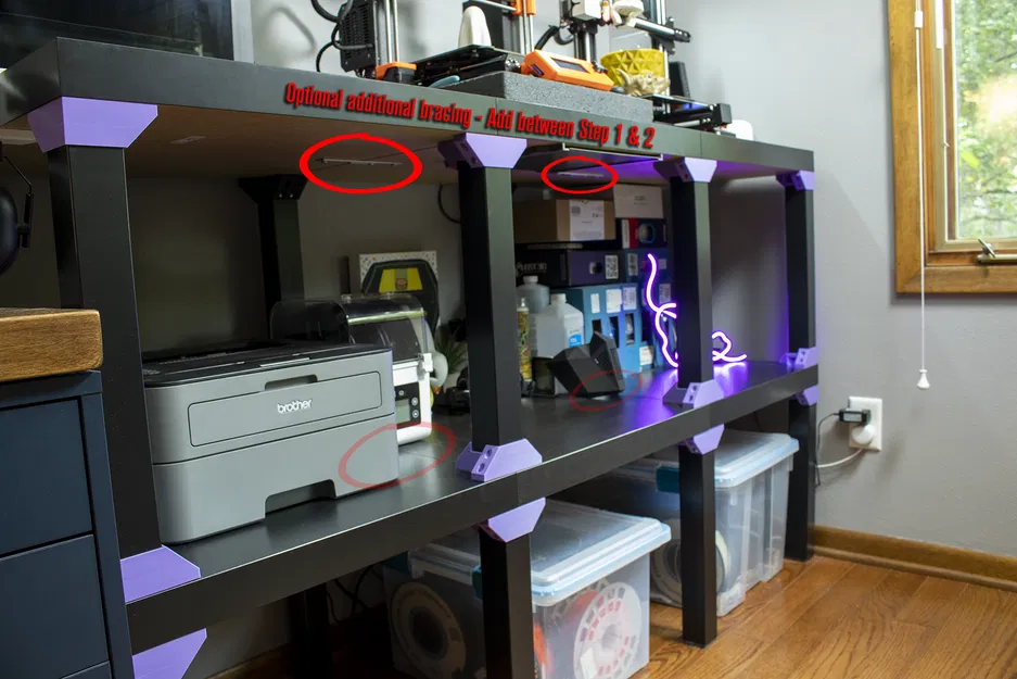 Kệ Đựng Đồ Từ Bàn Ikea Lack - Image 5