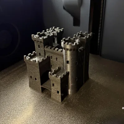 Mô hình Lâu đài Teuton (AoEII DE Teuton Castle) 3D