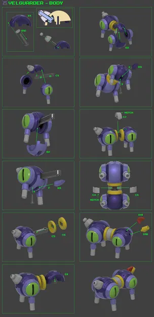 Velguarder từ Rockman X (Tỷ lệ Kotobukiya) - Image 9