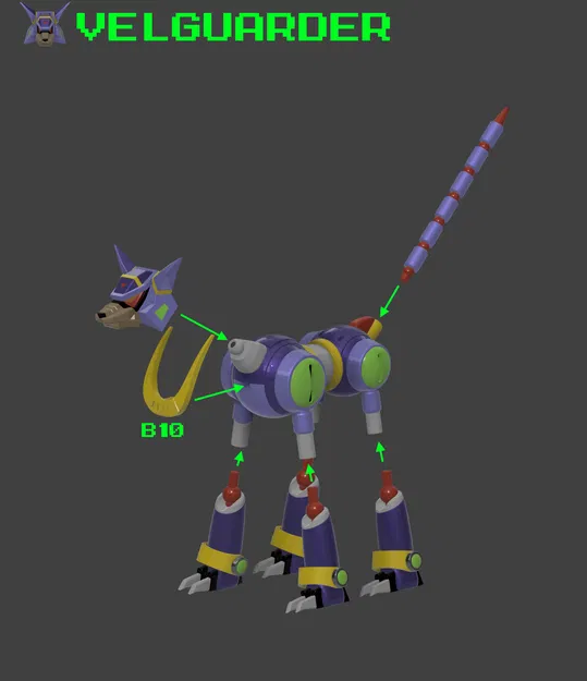 Velguarder từ Rockman X (Tỷ lệ Kotobukiya) - Image 12