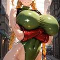 Mô hình 3D nhân vật Cammy phong cách game đối kháng - Thumbnail 2
