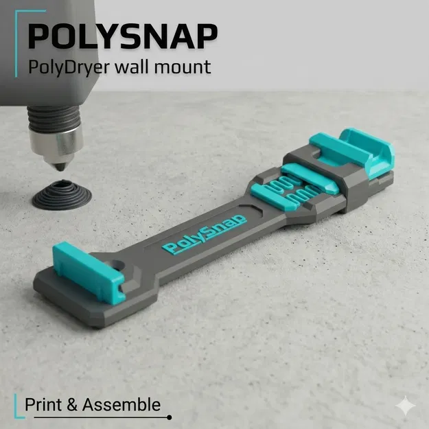 PolySnap (Phiên bản nâng cấp phong cách) - Giá treo tường PolyDryer v. 1.1 - Image 1