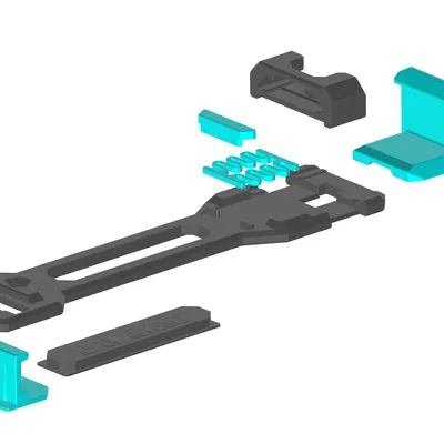 PolySnap (Phiên bản nâng cấp phong cách) - Giá treo tường PolyDryer v. 1.1