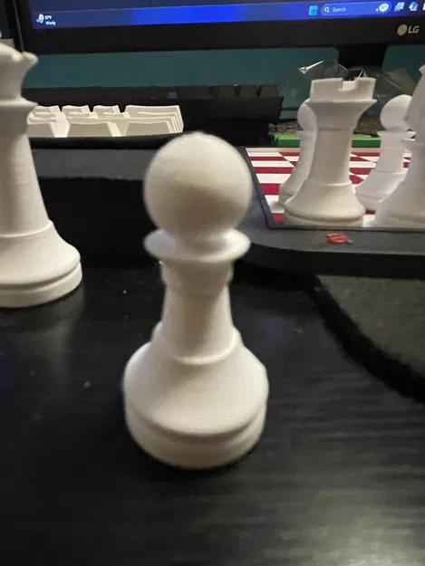 Bộ Quân Cờ Vua In 3D (Chess Pieces) - Thiết kế không cần hỗ trợ - Image 2