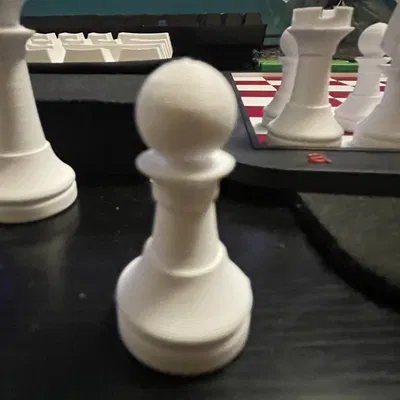 Bộ Quân Cờ Vua In 3D (Chess Pieces) - Thiết kế không cần hỗ trợ