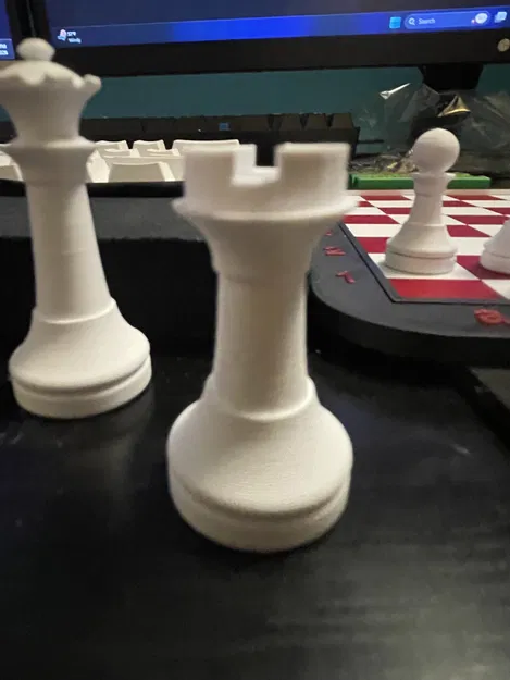 Bộ Quân Cờ Vua In 3D (Chess Pieces) - Thiết kế không cần hỗ trợ - Image 3