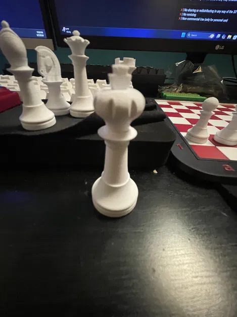 Bộ Quân Cờ Vua In 3D (Chess Pieces) - Thiết kế không cần hỗ trợ - Image 8