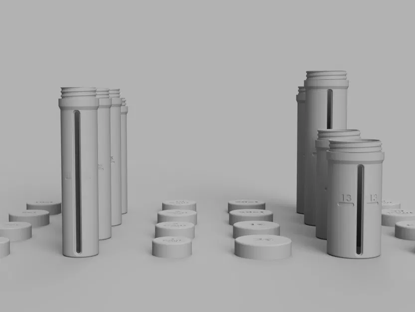 Bộ ống đựng tiền xu Euro kèm nắp vặn tái sử dụng - Image 3