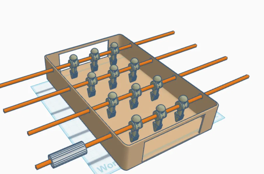 Bàn bi lắc mini (Foosball) - Image 1