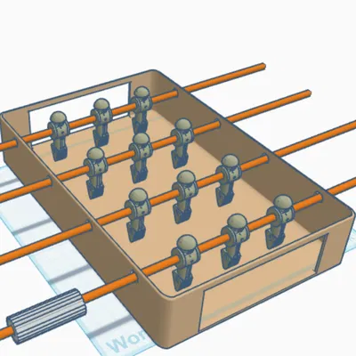 Bàn bi lắc mini (Foosball)