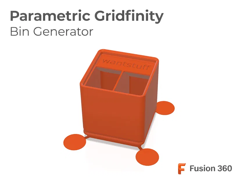 Trình tạo khay Gridfinity tham số (Fusion 360) - Image 1
