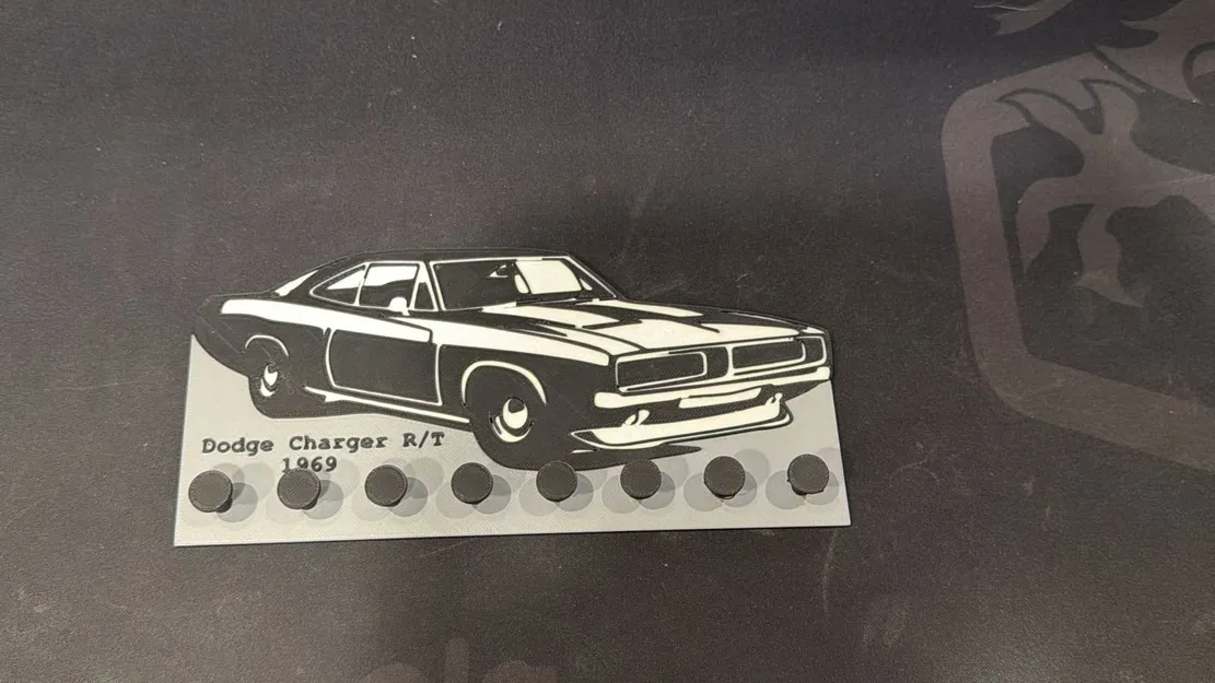 Móc Treo Chìa Khóa Dodge Charger RT 69 - Image 2