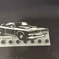 Móc Treo Chìa Khóa Dodge Charger RT 69 - Thumbnail 2
