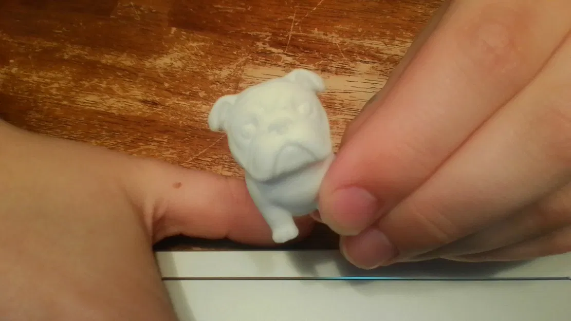 Nam châm tủ lạnh hình chó Bulldog Anh 3D độc đáo - Image 3