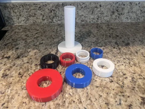 Bộ vòng đệm canh độ dày cho cây cán bột - Image 2