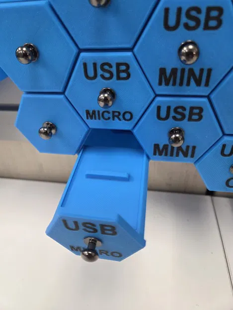 Ngăn kéo lưu trữ hình lục giác cho bảng SlatWall - Image 3