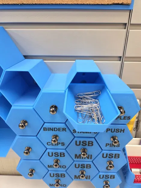 Ngăn kéo lưu trữ hình lục giác cho bảng SlatWall - Image 5