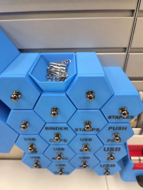 Ngăn kéo lưu trữ hình lục giác cho bảng SlatWall - Image 6