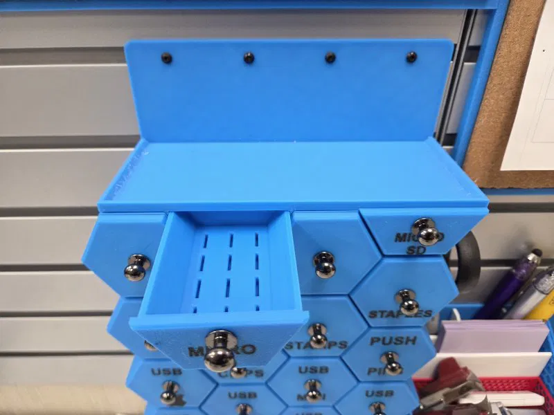 Ngăn kéo lưu trữ hình lục giác cho bảng SlatWall - Image 9