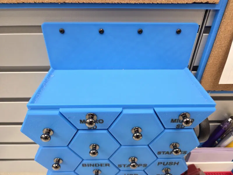 Ngăn kéo lưu trữ hình lục giác cho bảng SlatWall - Image 14