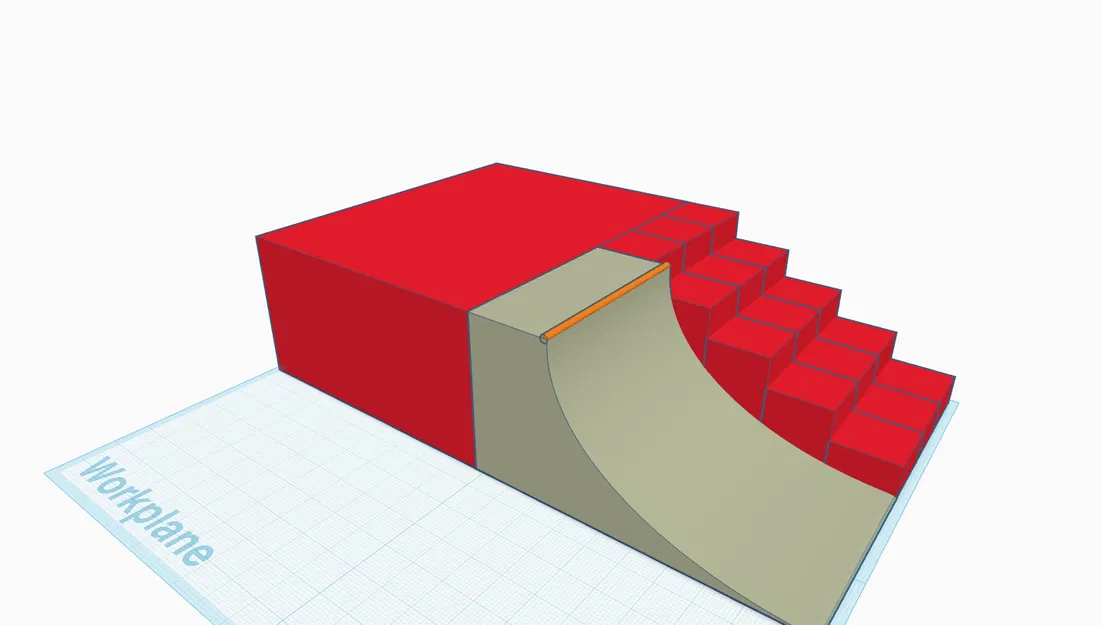 Mô hình công viên trượt ván tay Finger Board Park - In 3D dễ dàng - Image 1