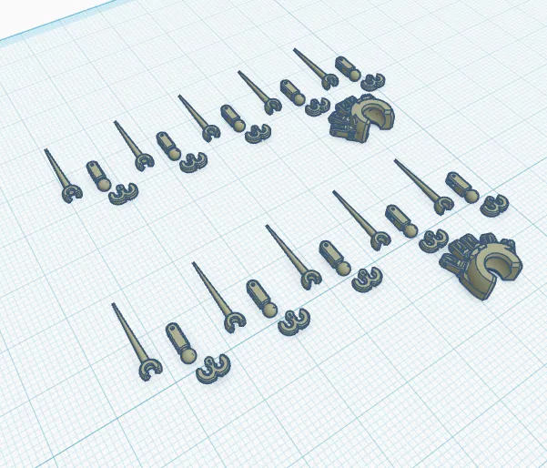 Bộ phụ kiện bàn tay Prototype nâng cấp cho Dummy 13 - Image 1