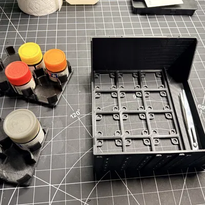 Khay lưu trữ Gridfinity 185mm cho hệ thống Gen2 (Tối ưu góc làm việc)