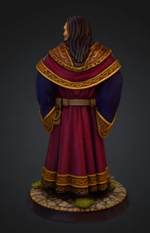 Mô hình ông chủ ngân hàng thời trung cổ 28mm (Stingy Banker) cho D&D - Image 2